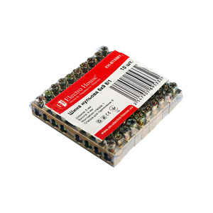 Gran oferta 4/6/7/8/10/12/14/18/24 contactos barra de latón neutro tierra eléctrica con tornillo 6x9 para 1 agujeros 100A bloque de terminales - Product Image 2