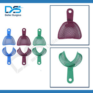 ANNWAH Bandejas Profesionales de Impresión Dental para Restauración Completa de Dentaduras, Bandejas de Impresión Manual (Paquete de 3 Pares)-Para Edentulous - Product Image 3