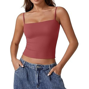 เสื้อคล้องคอโชว์หลังสตรีทเซ็กซี่สำหรับผู้หญิงเสื้อออกกำลังกายเล่นกีฬาฟิตเนส - Product Image 3