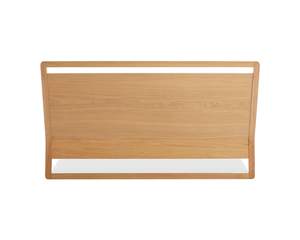 Cadre de lit en teck massif et matériaux de haute qualité, couleur naturelle, pour chambre à coucher intérieure. - Product Image 5