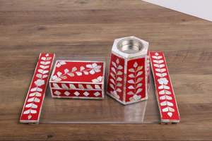 Quemador de incienso de sándalo con incrustaciones de hueso de cuerno, duradero, hecho a mano, para Bakhoor, decoración de lujo para el hogar, fragancia tradicional de Oriente Medio - Product Image 5