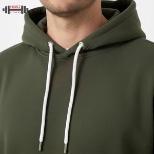Conjunto Deportivo de 2 Piezas para Hombre, Sudadera con Capucha y Pantalones Deportivos Acampanados de 450 Gsm con Pedrería, Estilo Deportivo de Lujo - Product Image 6