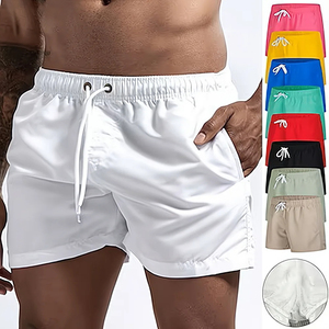 Short de bain pour homme Short de bain à séchage rapide Short de bain respirant avec cordon de serrage avec poches pour le surf Short de plage d'été - Product Image 1