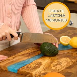 บอร์ดชีสเรซินทรงสี่เหลี่ยมผืนผ้าสำหรับห้องครัวกูร์เมต์พรีเมี่ยมขายดี - Product Image 4