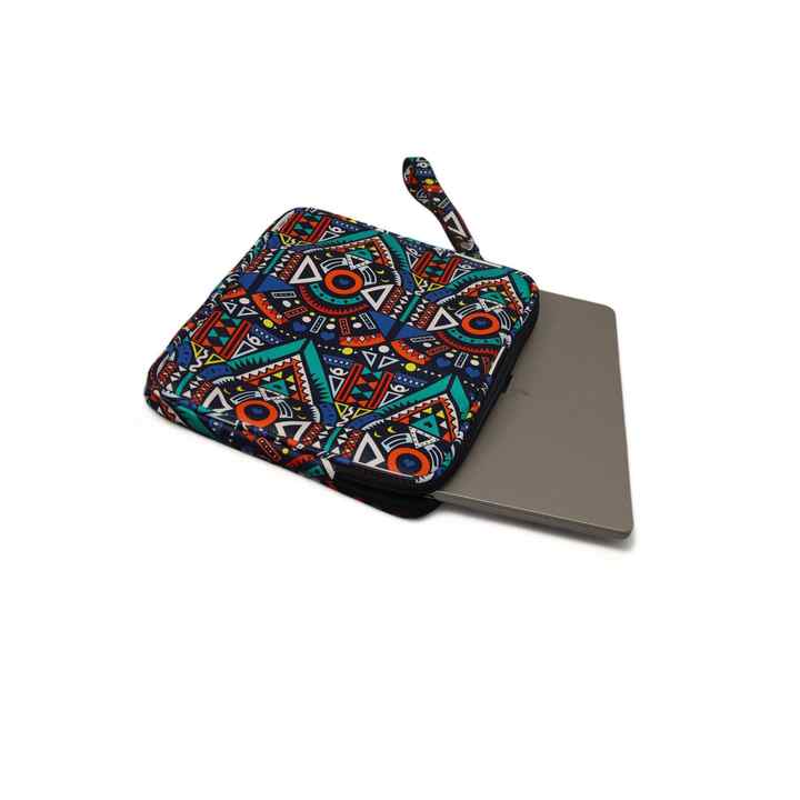 Colorful Macbook Air Pro 13-14-15-16 Inch Compatible Ethnic Patterned Laptop Bag