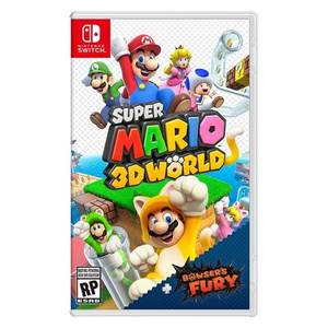 Para Super Mario 3D World + Bowser's Fury para Nintendo SWITCH PEGI 3+ Juego Portátil 10004580 - Product Image 1