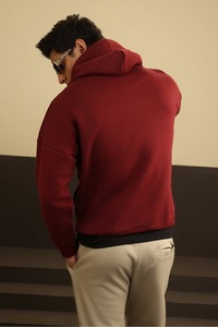 Vente en gros de sweats à capuche pour hommes en coton 100% imprimé, style vintage, épais, avec logo personnalisé, col à capuche, respectueux de l'environnement - Product Image 6