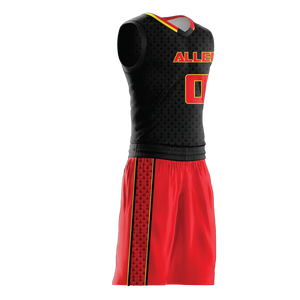 Maillot et short de basketball d'été sans manches en maille respirante, personnalisés par broderie et sublimation, 100 % polyester, vente en gros - Product Image 5