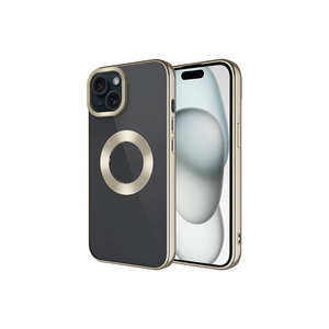 Funda de Silicona Nueva de la Serie Netzy SAFA Omega Titanium para iPhone 15 Plus, Protección para Teléfono Móvil, Protección para la Cámara, Recorte con Logotipo - Product Image 1