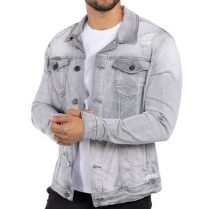 Nouvelle veste en jean en coton imprimé à la mode fabriquée en usine Vestes pour hommes en denim léger conçues de haute qualité - Product Image 6