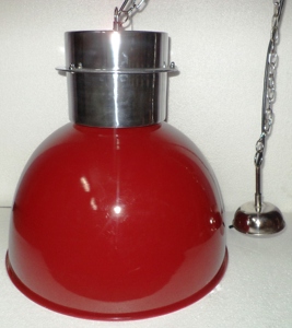 Lámpara Colgante LED E27 de Metal Negro con Pantalla de Campana, Tamaño Grande, Estilo Industrial Vintage para Dormitorio - Product Image 4