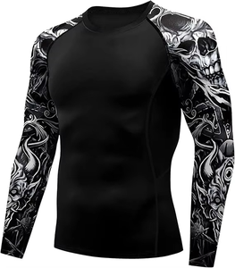 Camiseta de Compresión para Entrenamiento de Jiu-Jitsu, MMA, BJJ y Grappling, con Logotipo Personalizado - Product Image 4