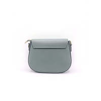 AP IDEA MODA Modische Echtleder Damen Schultertasche mit Überschlagverschluss - Hergestellt in Italien Musterart Sonstiges Grün 1kg
