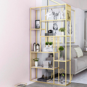 ชั้นวางของตกแต่งห้องนั่งเล่นทำมือจากไม้และเหล็ก รุ่น KTB68100 - Product Image 2