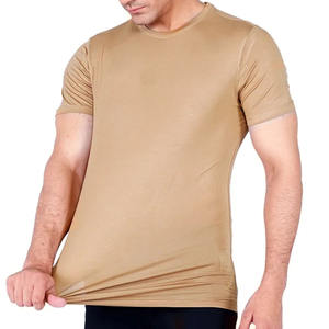 Camiseta de verano de alta calidad para hombre, camiseta sólida de poliéster, ropa usada para hombre, camiseta informal de manga corta con cuello redondo para hombre - Product Image 4