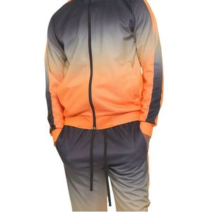 Ensemble de survêtement de football personnalisé pour hommes : vestes, hauts et pantalons pour l'automne – sublimation, échauffement, respirant, léger, 2 pièces - Product Image 5