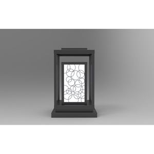 DNT.002.06 Lámpara Solar de Jardín Premium de 5W LED, Color Blanco Cálido, Cuerpo de Hierro, IP65, Energía Solar AC 220V 3000K para Uso en Exteriores y Carreteras - Product Image 2