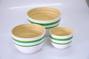 Tazón de Ensalada de Bambú Hecho a Mano en Vietnam, Ecológico, Ligero, Colores Personalizables para Regalos, Cenas y Fiestas - Product Image 6
