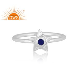 Diseño de Estrella de Plata de Ley fina superventas, joyería personalizada apilable para mujer, regalo para ella - Product Image 2