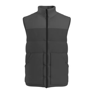Streetwear 100% Nylon Puffer Jacket Vest High <b>lightweight</b> Breathable Hood Zipper casual Winter bubble <b>gilet</b> for Outer Wear - Product Image 4