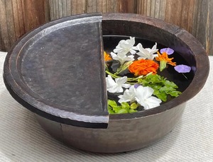 Professionnel Cuivre Spa Pédicure Bol Repose-pieds Noir Poli Chaud Trempage Baignoire Écologique Moderne De Luxe Massage Des Pieds Relaxant - Product Image 2