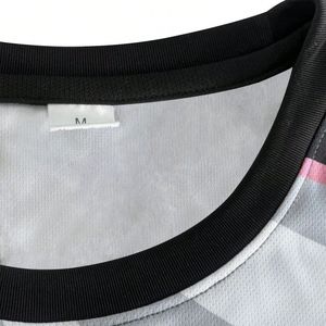 Maillot de football col rond de haute qualité, numéro et logo personnalisés, impression par sublimation, respirant, manches courtes, 100% polyester - Product Image 3