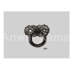 Vente chaude Heavy Duty Noir Métal Rond Poignée De Porte Poignée De Porte Décorative Pour La Maison Cuisine Salle De Bains Porte Utilisation - Product Image 2