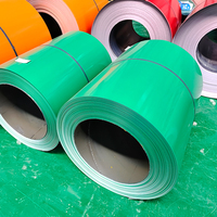0.3-0.8mm Double acier métal fer toit Ppgi laminé à froid bande de bobine en acier revêtu de zinc pour portes roulantes