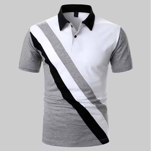 Camiseta personalizada de manga corta de verano de alta calidad, ropa de hombre al por mayor, camisetas polo lisas a granel para hombre - Product Image 1