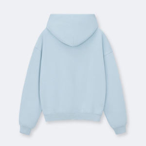 Sweat à capuche surdimensionné personnalisé en molleton épais pour homme, style streetwear hiver, épaules tombantes, poche, coton 500 g/m², imprimé numérique - Product Image 2