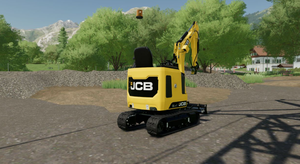 Miniexcavadora Amarilla JCB 18Z-1 con Capacidad de Cucharón de 0.09m y Motor Yanmar para Construcción Agrícola y Paisajismo - Product Image 3