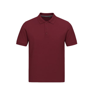Polos noirs personnalisés en coton de haute qualité Chemises pour hommes à impression surdimensionnée et lourde imprimées - Product Image 6