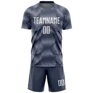 ชุดเสื้อฟุตบอล100% โพลีเอสเตอร์ชุดอุปกรณ์ตัดอัตโนมัติมาตรฐานสูงออกแบบได้ตามต้องการ - Product Image 5