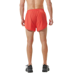 Shorts de course pour hommes de qualité supérieure Shorts d'entraînement athlétique de gymnastique pour hommes Shorts de course de 5 pouces avec poche à fermeture éclair - Product Image 2
