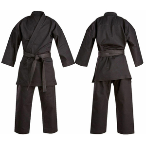 Ensembles d'uniformes de karaté unisexes légers de qualité supérieure, vente en gros OEM, kimonos de Jiu-Jitsu, vêtements d'arts martiaux, judo, logo frontal extensible - Product Image 1