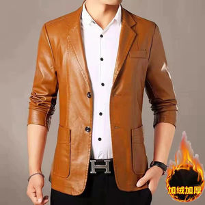 Chaqueta de Cuero para Hombre, Estilo Urbano, Lona Impermeable, Transpirable, Moderna, Profesional, de Alta Calidad, al por Mayor - Product Image 4
