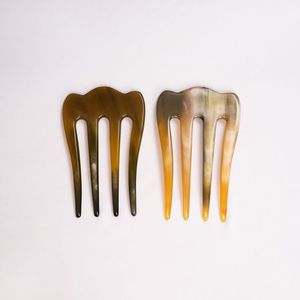 BÚFALO HECHO A MANO PULIDO CUERNO DE BÚFALO ACCESORIOS PARA EL PELO Tenedor de pelo Pasadores Clips para joyería Matiss Hair Styling - Product Image 2
