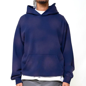 เสื้อฮู้ดดี้ผ้าฟลีซคอตตอน 100% ปักลายดีไซน์ใหม่สำหรับฤดูหนาว สีซีดแบบซันเฟด แห้งเร็ว ระบายอากาศดี รับผลิตตามสั่ง บริการขายส่งและ OEM - Product Image 2