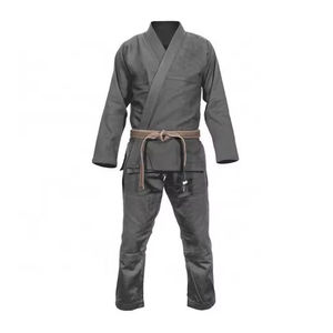Uniforme de Taekwondo de punto reforzado con cinturón Traje de artes marciales cómodo y flexible para adultos y jóvenes Judo y Karate - Product Image 2