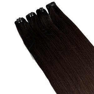 Factory Taka Hair 100% Extensiones de cabello humano Remy Cutícula alineada Punta plana Natural Recto-Precio al por mayor - Product Image 3