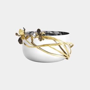 Bol à fruits de luxe unique et antique d'Inde pour les événements de mariage Bol à fruits élégant en métal de forme ronde de luxe moderne - Product Image 1