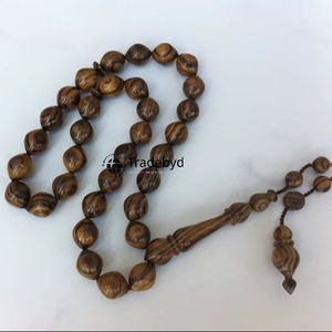 Tasbih Mala de Madera Pulida Hecha a Mano con Cuentas Modernas para Meditación y Conexión Espiritual, Regalo de Tradebyd - Product Image 1