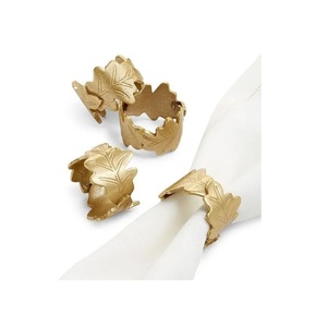 High Quality <b>Hand</b> Finished Brass Metal Napkin <b>Ring</b> <b>Holder</b> Wholesale Table Decoration Wedding Napkin <b>Ring</b> Manufacturer - Product Image 3