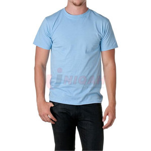 เสื้อยืดคอกลมพรีเมียมสำหรับผู้ชาย ผ้าฝ้าย 100% ผ้าเจอร์ซีย์ยืดหยุ่นได้-พิมพ์ลายถักแบบกำหนดเองได้ เสื้อผ้าลำลองสำหรับฤดูร้อน - Product Image 1