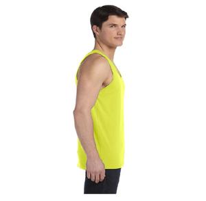 New Design Men's tank Top Solid Color 100% Cotton Single Jersey Sleeve Less Round Neck Men's tank Top From Bangladesh Best Price - Product Image 3