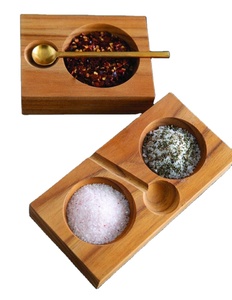 Magnifique boîte à épices en bois, conteneur à épices personnalisé et boîte de rangement en bois, décoration de cuisine - Product Image 1