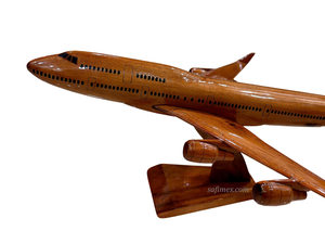 โมเดลเครื่องบินโบอิ้ง 747 ทำจากไม้มะฮอกกานี งานฝีมือไม้ขนาดเท่าของจริงจากโรงงานในเวียดนาม/เครื่องบินไม้ B747 งานฝีมือไม้ในเวียดนาม - Product Image 4