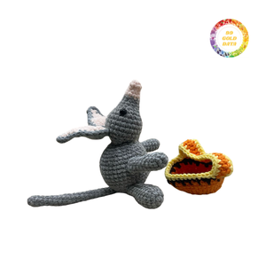 Jouet animal en laine personnalisé belle poupée faite à la main pour cadeaux - Product Image 2