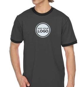 T-shirts à col ras du cou 100% en coton pour hommes - Product Image 3