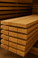 Planches de bois de chêne européen / Poutres / Lattes - Utilisation en atelier industriel - Dimensions personnalisées - Séchage au four - Écologique - Économie d'énergie - Groupe Lumari
